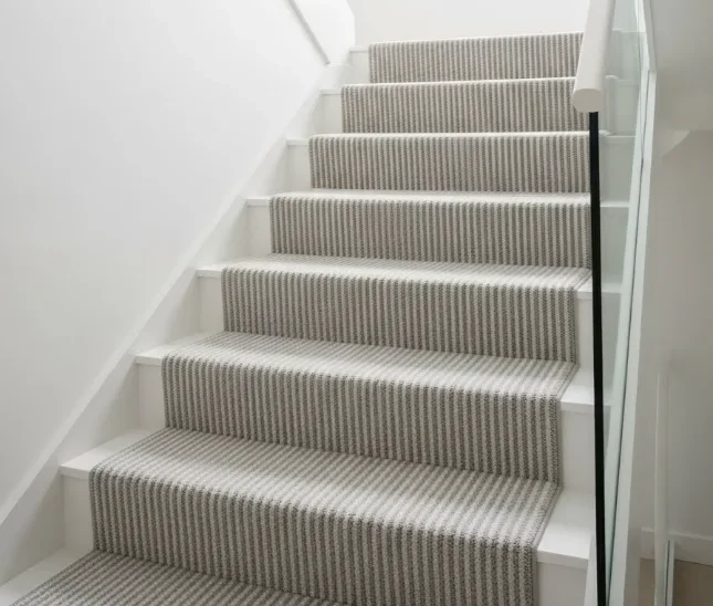 Minimalist Staircase Runner (Soft & Clean)