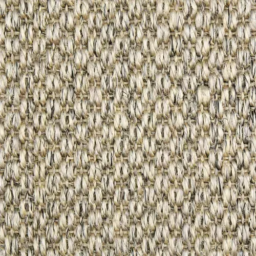 Brown sisal carpet texture swatch featuring a coarse, durable basket weave in natural earth tones for Sisal Stair Runners Dubai.