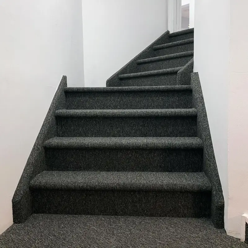 Commercial Stair Carpet Installation