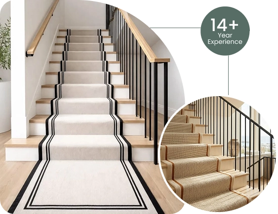 Premium stair carpeting for Dubai homes.
