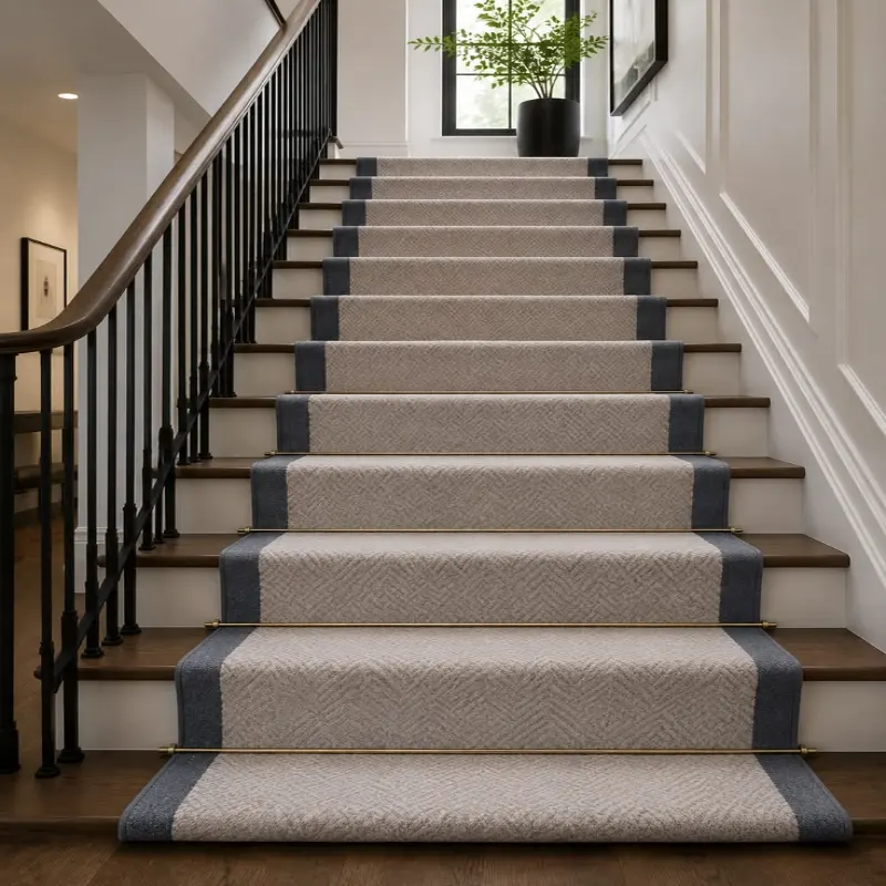 Residential Stair Carpet Installation